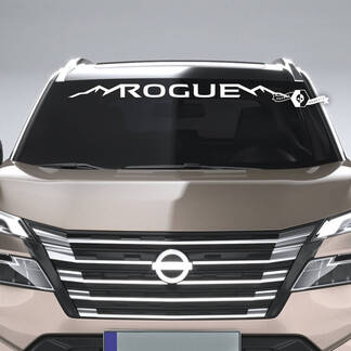 Nissan Rogue Mountains Pare-brise Fenêtre Vinyle Autocollant Autocollant Graphique
 1