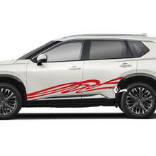 Nissan Rogue Spirit Portes latérales Vinyle Autocollant Autocollant Graphique
 3
