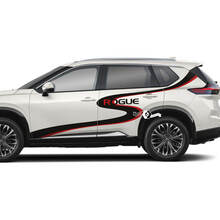 Nissan Rogue S Wave Portes latérales Vinyle Autocollant Autocollant Graphique
 2