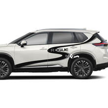Nissan Rogue S Wave Portes latérales Vinyle Autocollant Autocollant Graphique
 3