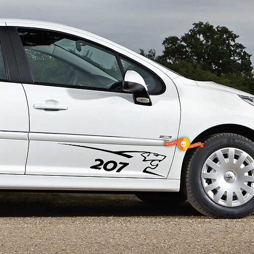 Autocollant latéral PEUGEOT Sport 207 Autocollant Côté
