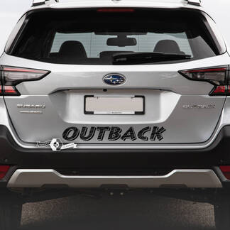Subaru Outback arrière carte topographique vinyle autocollant autocollant graphique
