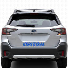 Autocollant en vinyle personnalisé style topographique pour hayon de coffre Subaru Outback_2