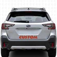 Autocollant en vinyle personnalisé style topographique pour hayon de coffre Subaru Outback_4
