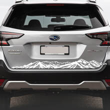 Autocollant en vinyle pour hayon arrière Mountain Range pour Subaru Outback_2