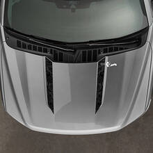Ford F150 F-150 2021-2024 Wide Hood Spear Stripes Carte topographique Design Décalcomanies en vinyle et autocollants graphiques
 2