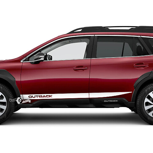 Suba Outback Side Rocker Panel Vinyle Autocollant Décalcomanie graphique Suba
