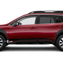 Kit d'autocollants vinyles bandes latérales effilées pour Subaru Outback_2