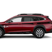 Suba Outback Side Accent Portes Vinyle Autocollant Décalcomanie graphique Suba
 2