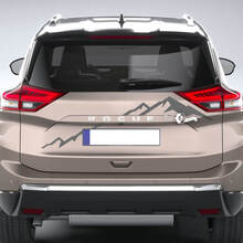 Montagnes Nissan Rogue Pare-chocs arrière Vinyl Decal Autocollant Graphique
 2