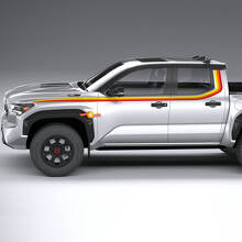 Toyota Tacoma vintage Stripes pour Trailhunter 2024 TRD PRO, SR5, Autocollant décalcomanie PreRunner
 2