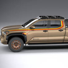 Toyota Tacoma vintage Stripes pour Trailhunter 2024 TRD PRO, SR5, Autocollant décalcomanie PreRunner
 5