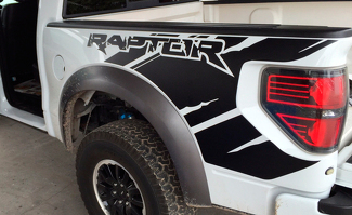 Ford Raptor SVT F150 Chevet Predator Vinyl Graphics Stickers Kit d'installation inclus