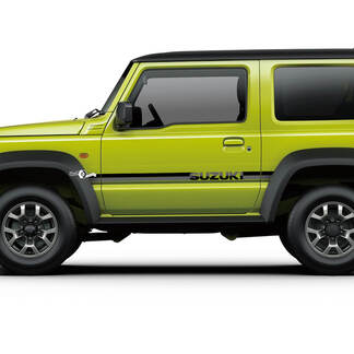 Suzuki JIMNY Side Stripes Portes autocollant graphique autocollant
 1