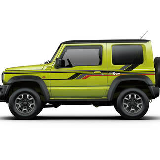 Suzuki JIMNY Wings Side Stripes Portes autocollant graphique
 1