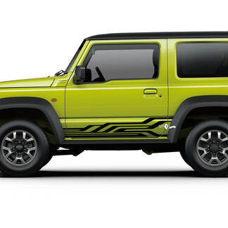 Suzuki JIMNY Geometry Side Stripes Portes autocollant graphique
