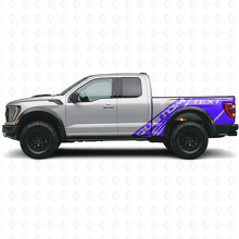 Autocollants vinyle latéraux arrière style Predator pour Musclecar SVT 2010-2014_2