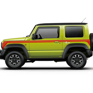 Suzuki JIMNY Stripes Portes autocollant graphique autocollant
 1