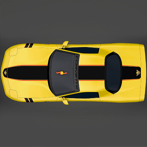 Autocollants Chevrolet Corvette C5 Stripes
