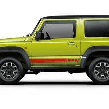 Suzuki JIMNY Bande latérale de bas de caisse Autocollant graphique 2
 3