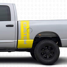 Kit de Déco Vinyle Bande Latérale Arrière CastomLettering pour Dodge Ram Power Wagon_6