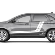 2x Côté Ford Edge Portes Vinyl Stripes corps décalcomanie vinyle graphique autocollant
 2
