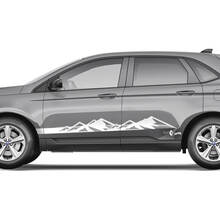 2x Side Mountains Ford Edge Doors Vinyl Stripes corps décalque vinyle graphique autocollant 2
 3