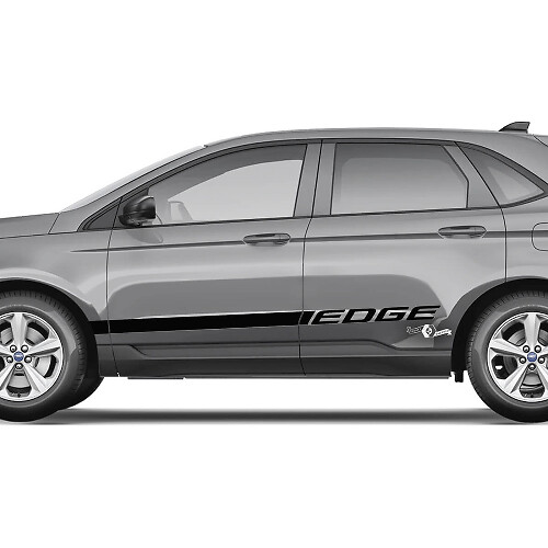 2x Côté Ford Edge Portes Vinyl Stripes corps décalque vinyle graphique autocollant 3
