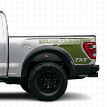 Autocollants en vinyle style Raptor pour garde-boue arrière Musclecar F-150_3