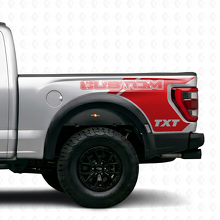 Autocollants en vinyle style Raptor pour garde-boue arrière Musclecar F-150_4