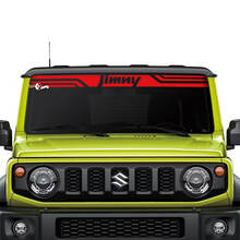 Graphiques d’autocollant de décalcomanie d’ailes de pare-brise Suzuki JIMNY
 2