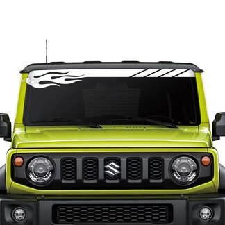 Graphiques d’autocollant de décalcomanie de flamme de pare-brise de Suzuki JIMNY
 1