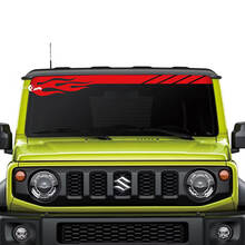 Graphiques d’autocollant de décalcomanie de flamme de pare-brise de Suzuki JIMNY
 2