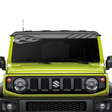 Graphiques d’autocollant de décalcomanie de flamme de pare-brise de Suzuki JIMNY
 3