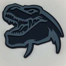 Badge 3D Badges d'aile Emblème TRX Dinosaure Dodge
 4