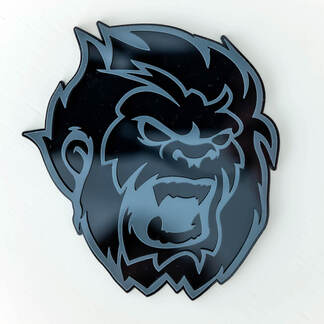 Badge 3D Angry Yeti Sasquatch, emblème de badges d'aile
 1