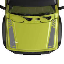 Drapeau à damier Bande autocollante décorative pour capot 2 pour Suzuki JIMNY 3
