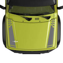 Bandes de capot à damier Suzuki JIMNY autocollant graphique
 3