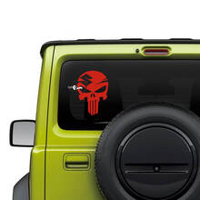 Graphiques d’autocollant de décalcomanie de Punisher de fenêtre arrière de Suzuki JIMNY
 2