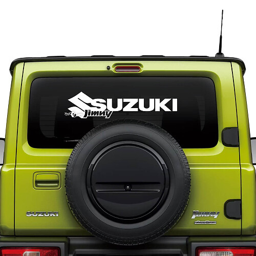Graphiques d’autocollant de décalque de logo de fenêtre arrière de Suzuki JIMNY
