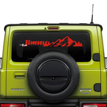 Décalcomanie Lettrage Montagnes Pour Vitre Arrière Suzuki JIMNY 2