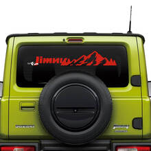 Suzuki JIMNY Mountains Rear Window Logo autocollant graphique
 2