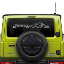 Suzuki JIMNY Mountains Rear Window Logo autocollant graphique
 3