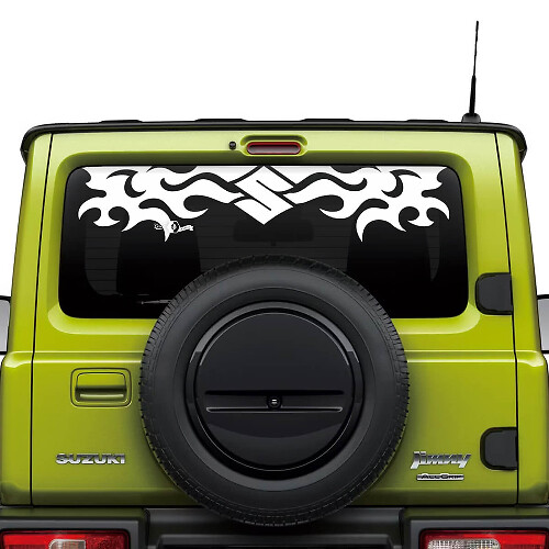 Suzuki JIMNY Tribal Rear Window Logo autocollant graphique
