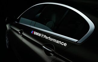 Paire d’autocollants en vinyle avec logo BMW Performance pour M3 M5 M6 e36 s’adapte à tous les modèles
