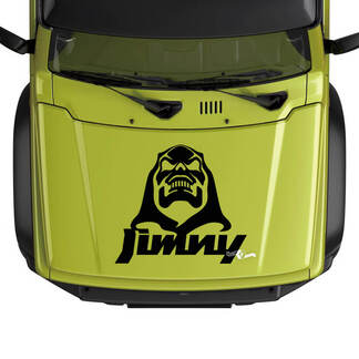 Suzuki JIMNY Hood Skull Logo autocollant graphique
