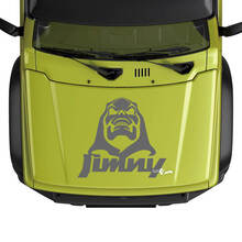 Suzuki JIMNY Hood Skull Logo autocollant graphique
 2