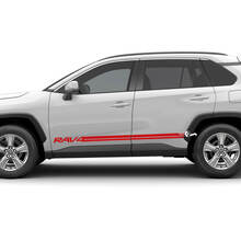 Kit d'autocollants graphiques pour panneau inférieur latéral, compatible avec les autocollants en vinyle Toyota RAV4
 2
