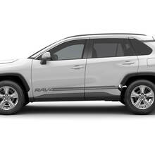 Kit d'autocollants graphiques pour panneau inférieur latéral, compatible avec les autocollants en vinyle Toyota RAV4
 3