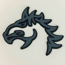 Badge 3D Bronco Horse, emblème de badges d'aile
 2